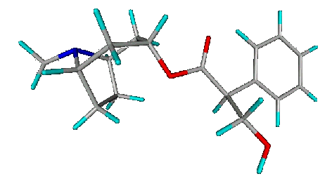 Struktur des Atropin